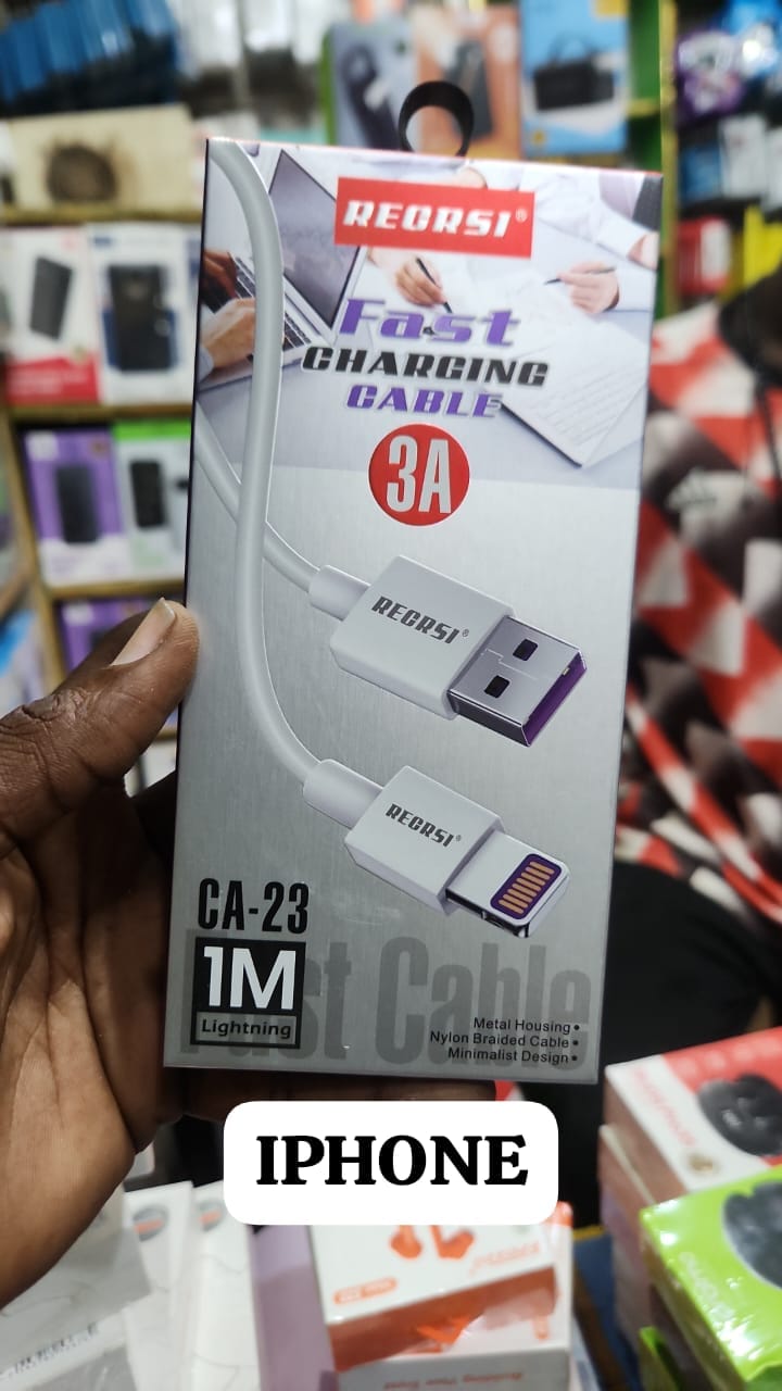 1M RECSI IPHONE CABLE 3A CA23