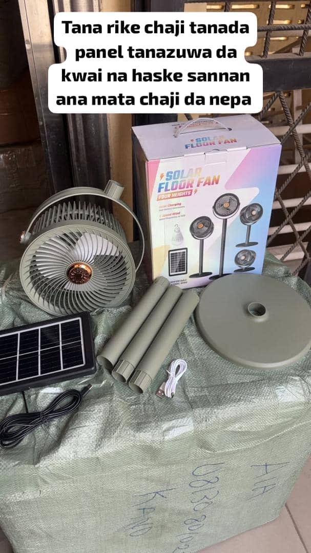 SOLAR FLOOR FAN
