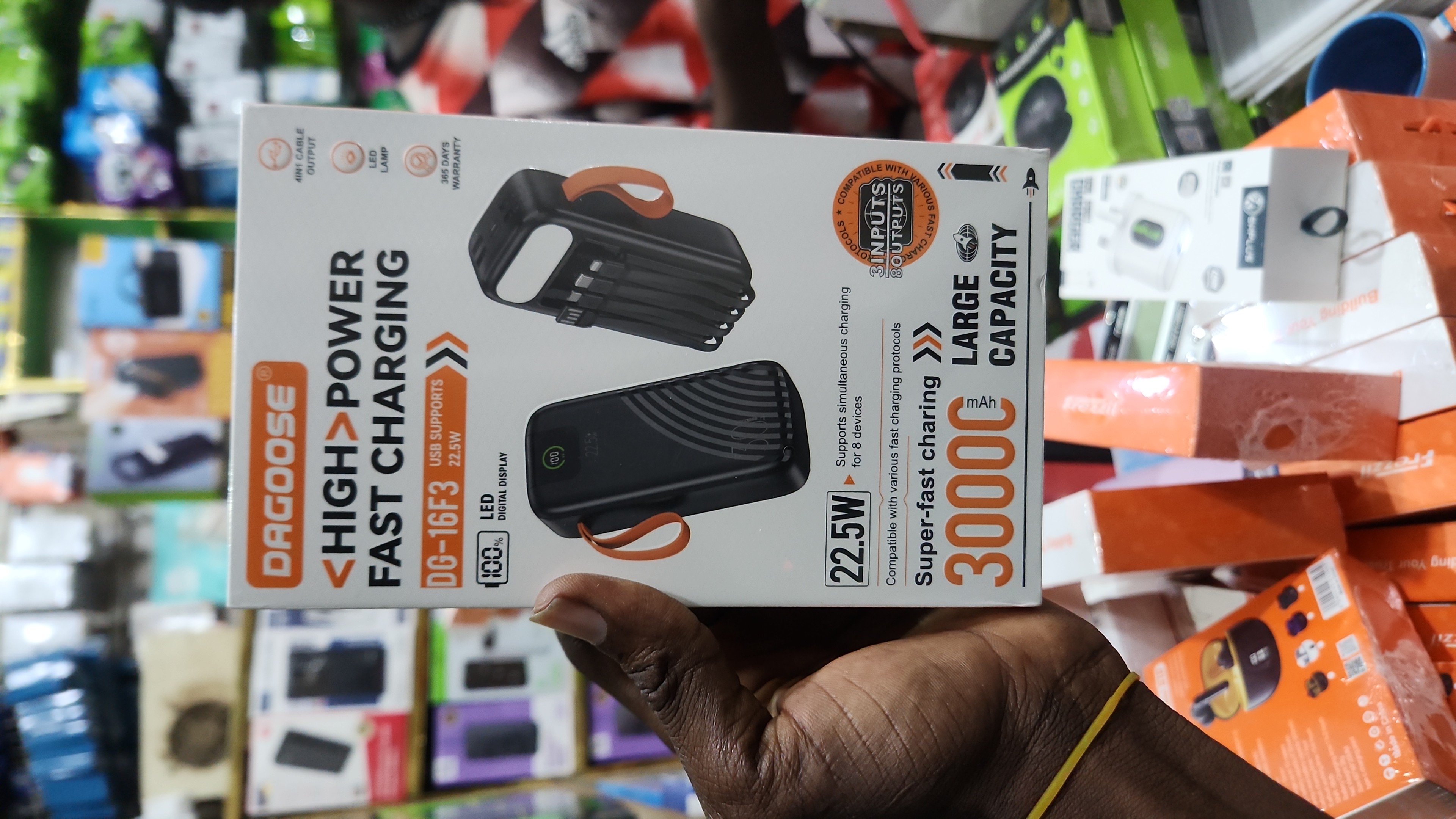 DAGOOSE 30000MAH DG16F3 POWERBANK